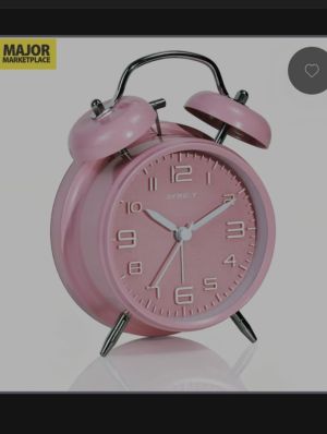 Sprzedam nowy Budzik Retro w Stylu Vintage Różowy Akcent do Twojej syp: zdjecie 66535513