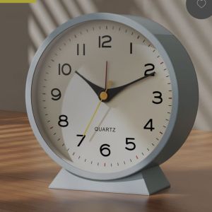 Zegarek stojący w stylu retro minimal Kwarcowy zegar biurkowy stan: zdjecie 66535617