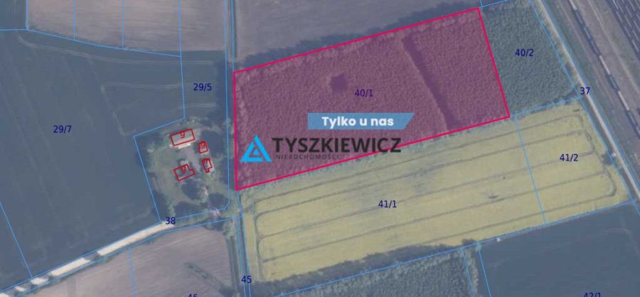 Działka przemysłowa produkcyjna składowa bocznica