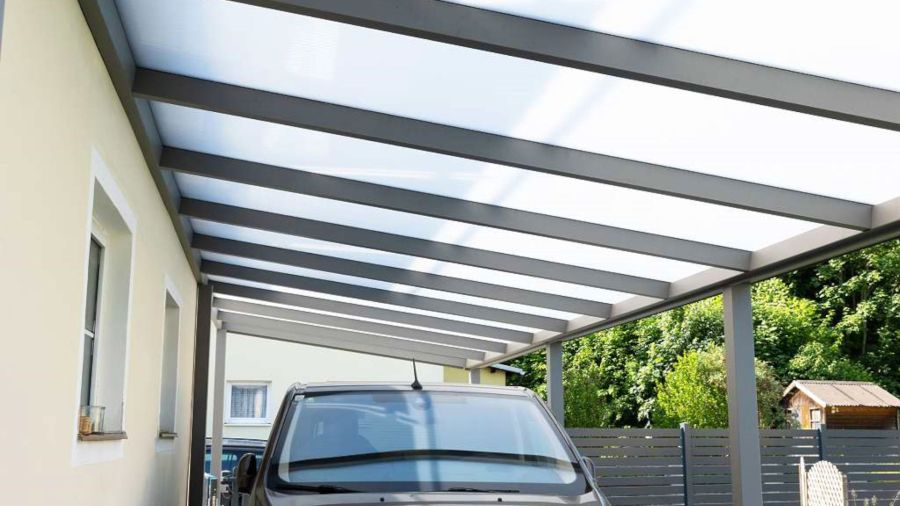 Wiata zadaszenie carport aluminiowy przyścienny: zdjecie 99437189