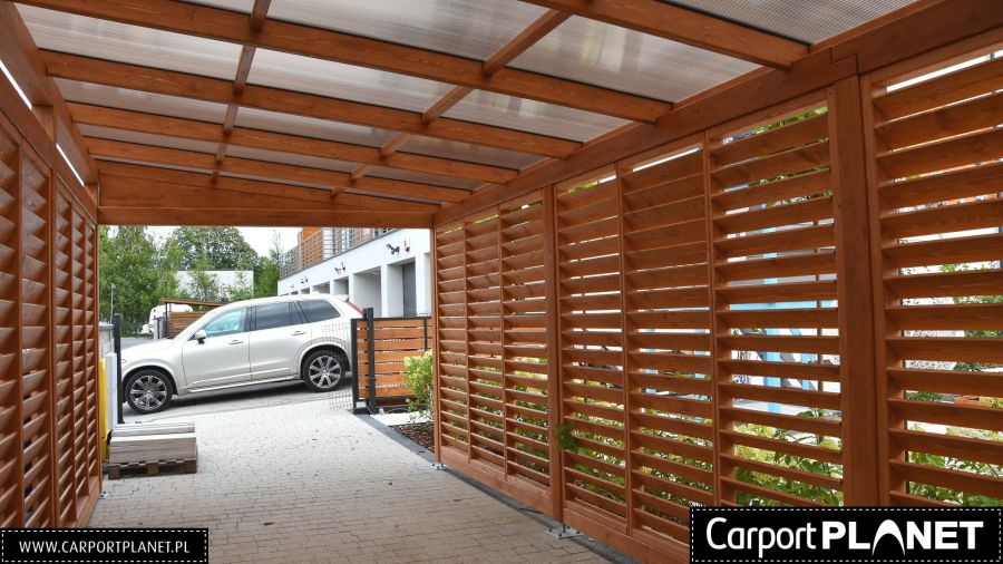 Wiata garażowa carport zadaszenie z drewna BSH: zdjecie 99437311