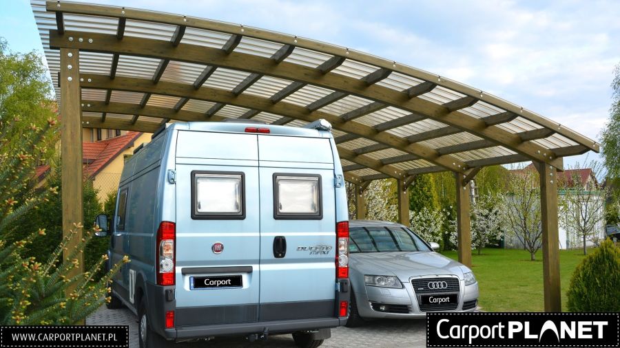 Carport wiata garażowa zadaszenie z drewna BSH: zdjecie 99437441