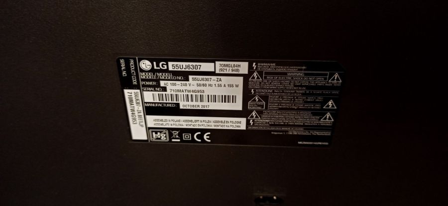 Telewizor LG 55UJ6307 Smart 4K UHD DVB-T2/S2 Hevc: zdjecie 99438349