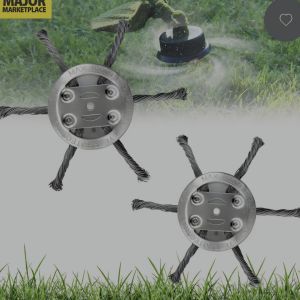 Sprzedam nowe 2 stalowe szczotki do chwastów do podkaszarek 5 mm: zdjecie 66536610