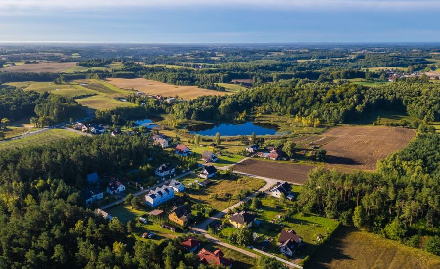 Działka budowlana w otoczeniu lasów na Kaszubach