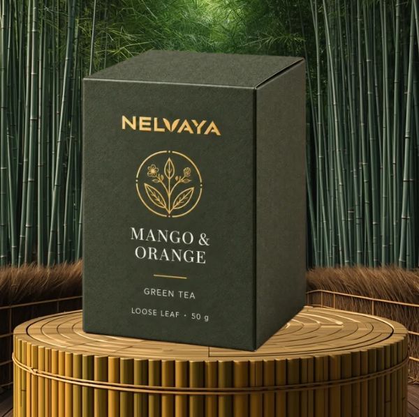 Herbata zielona - Nelvaya Mango & Orange: zdjecie 99451461