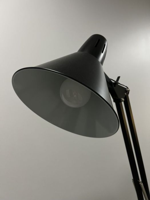 Lampa podłogowa czarna regulowana: zdjecie 99451871