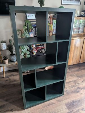 Ciemnozielony regał Ikea Kallax: zdjecie 66537706
