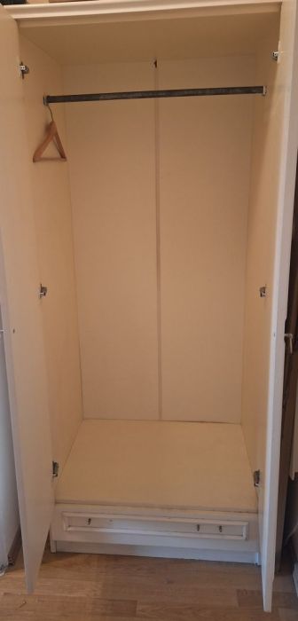 Biała szafa dwudrzwiowa: zdjecie 99455914