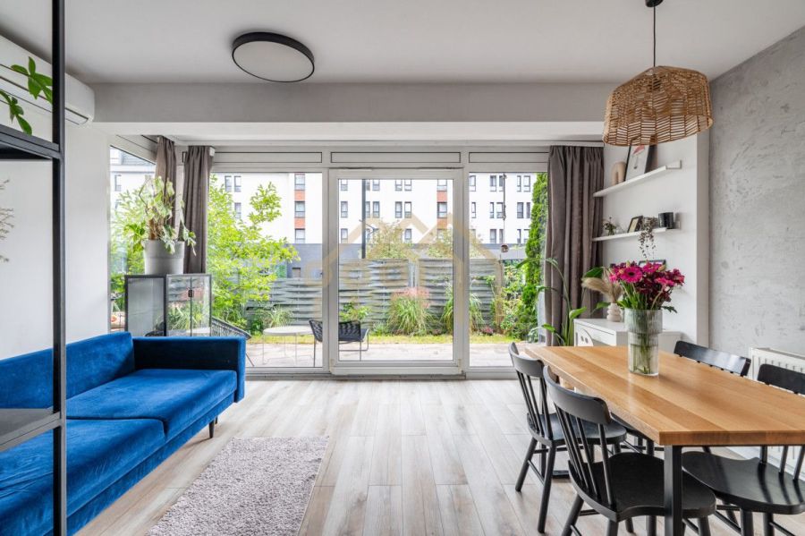 2 pokoje z garderobą i ogrodem | Sadova | Centrum