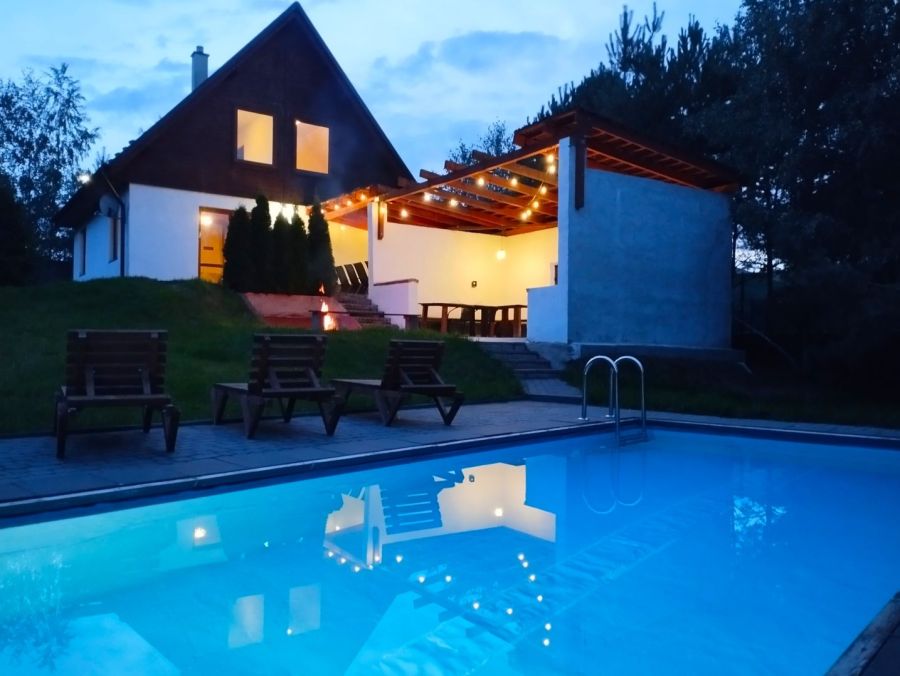 Dom na Kaszubach z basenem, sauną, kuchnią ogrodową: zdjecie 99459762