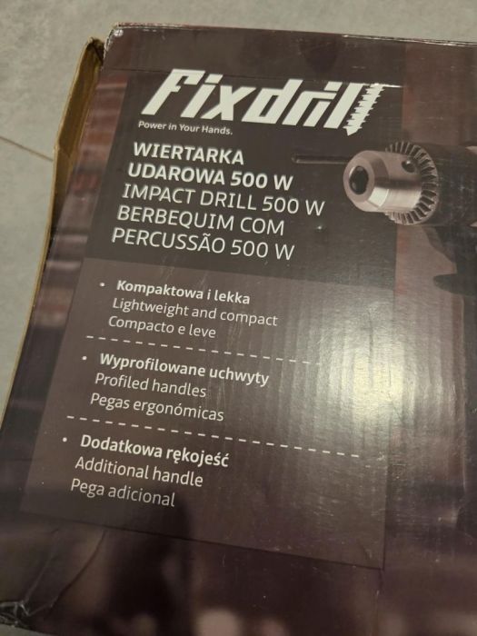 Wiertarka udarowa Fixdrill 500W: zdjecie 99459990
