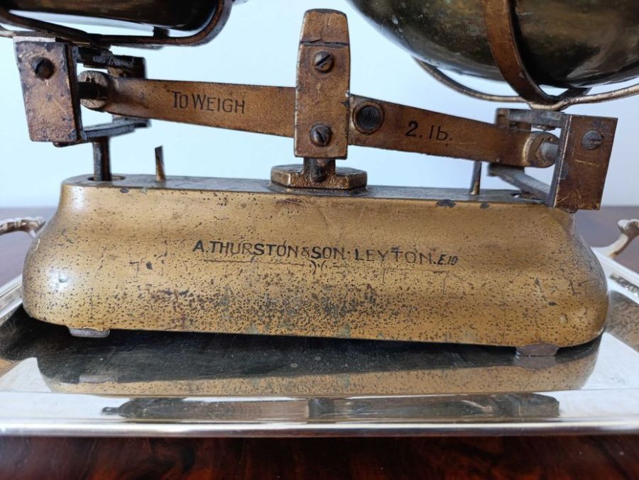 Waga szalkowa A. Thurston & Son Leyton Antyk Unikat: zdjecie 99460000