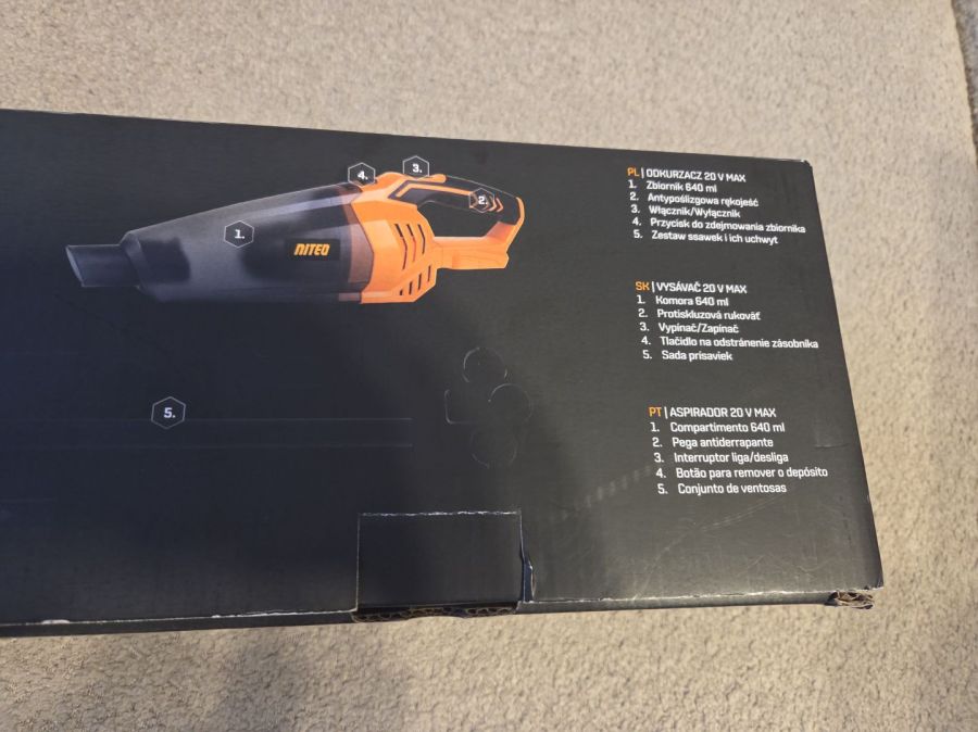 Odkurzacz akumulatorowy Niteo 20 V Vacuum Cleaner 20 V MAX: zdjecie 99460010