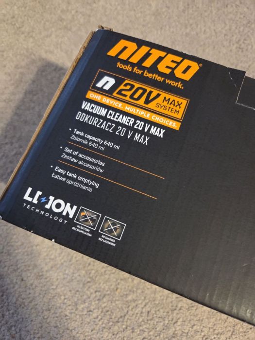 Odkurzacz akumulatorowy Niteo 20 V Vacuum Cleaner 20 V MAX: zdjecie 99460012