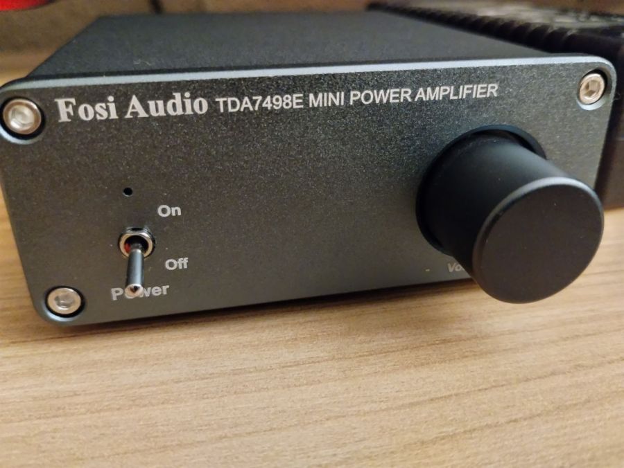 Fosi Aduio TDA7498E mini wzmacniacz + Kolumny AIWA SP-A100, kable: zdjecie 99460833