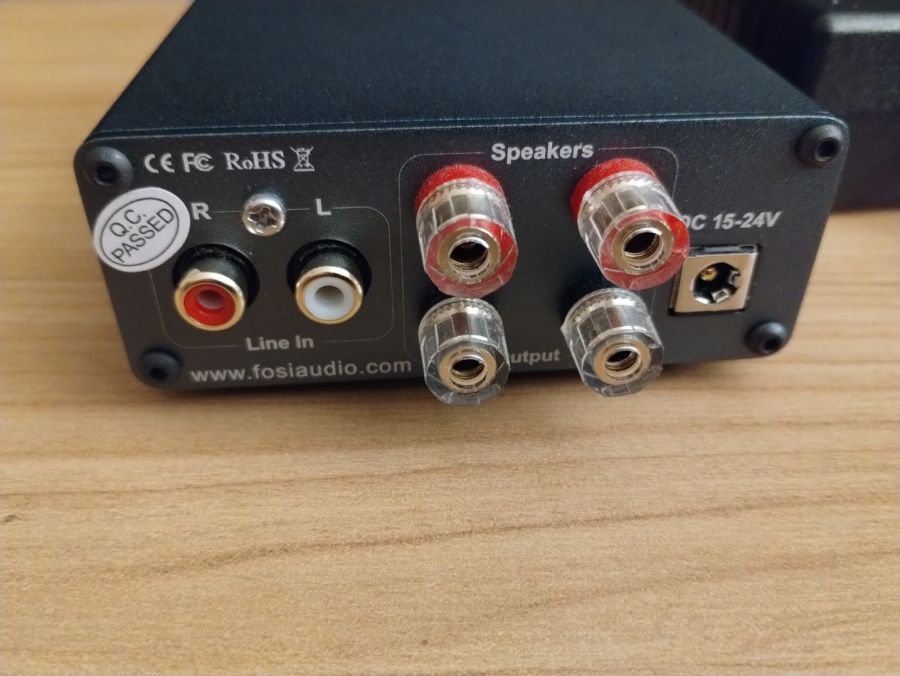 Fosi Aduio TDA7498E mini wzmacniacz + Kolumny AIWA SP-A100, kable: zdjecie 99460835
