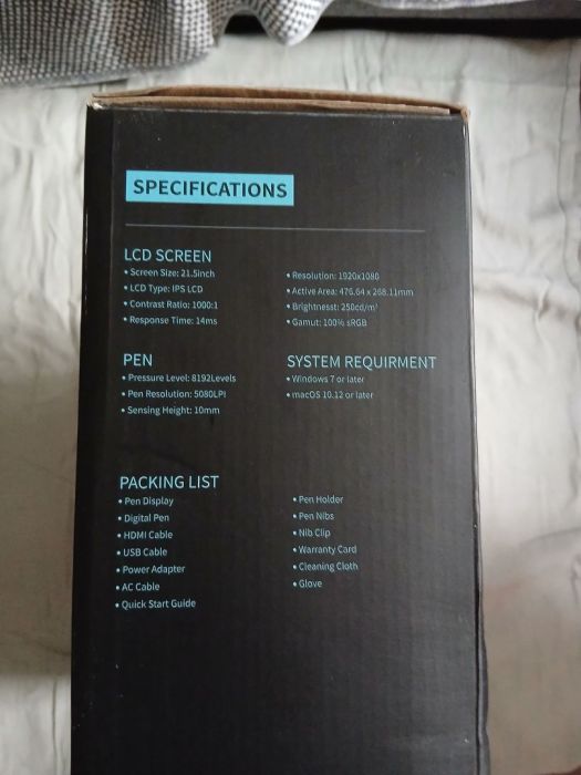 Tablet graficzny Huion 22 Kamvas Pro: zdjecie 99461920