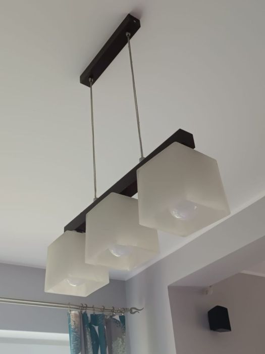 Zestaw 6 lamp styl glamour w kolorze wenge: zdjecie 99463935