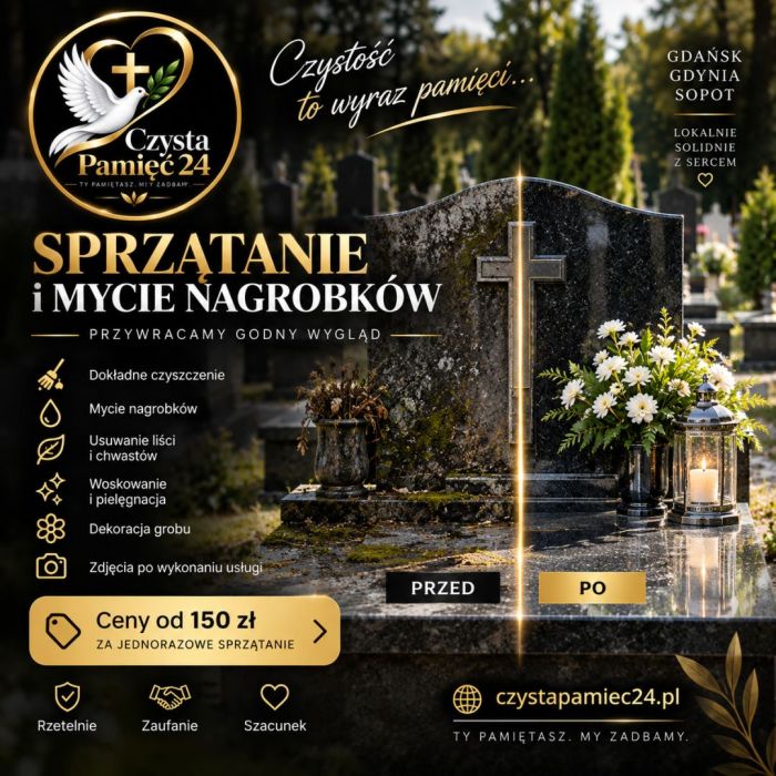 Abonamentowa opieka nad grobami | Gdańsk, Gdynia,Sopot: zdjecie 99465023