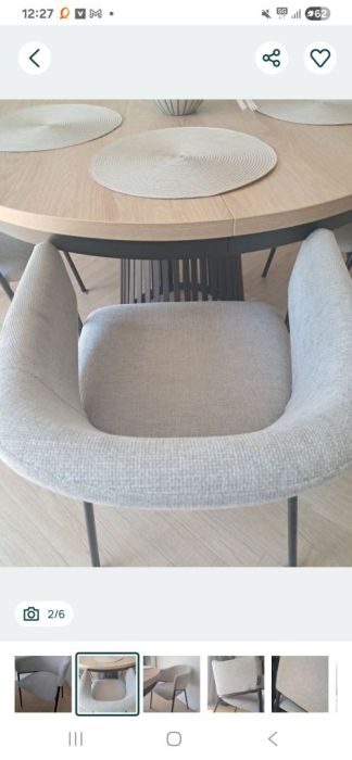 4 krzesła kubełkowe: zdjecie 99465673