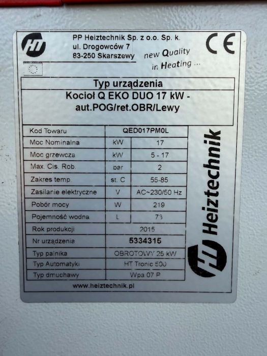 Piec Heiztechik: zdjecie 99466106
