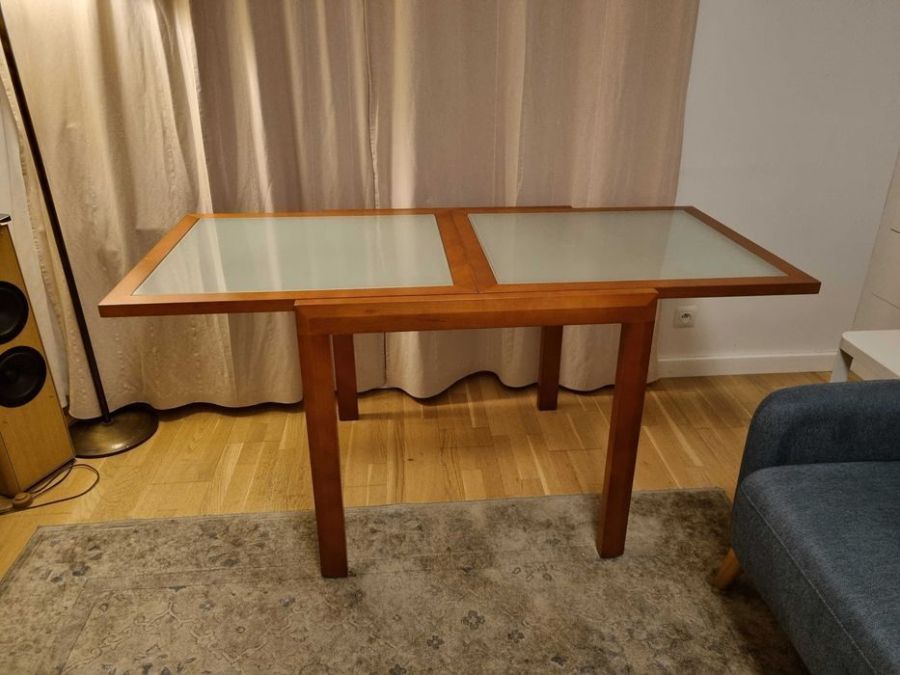stół składany do jadalni 160/80 x 80 + krzesła: zdjecie 99474471
