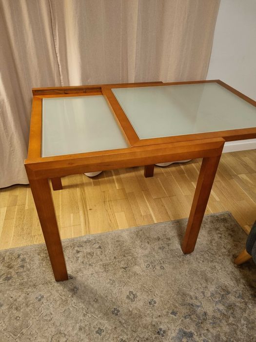 stół składany do jadalni 160/80 x 80 + krzesła: zdjecie 99474472