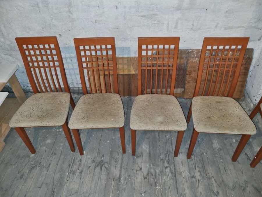 stół składany do jadalni 160/80 x 80 + krzesła: zdjecie 99474475