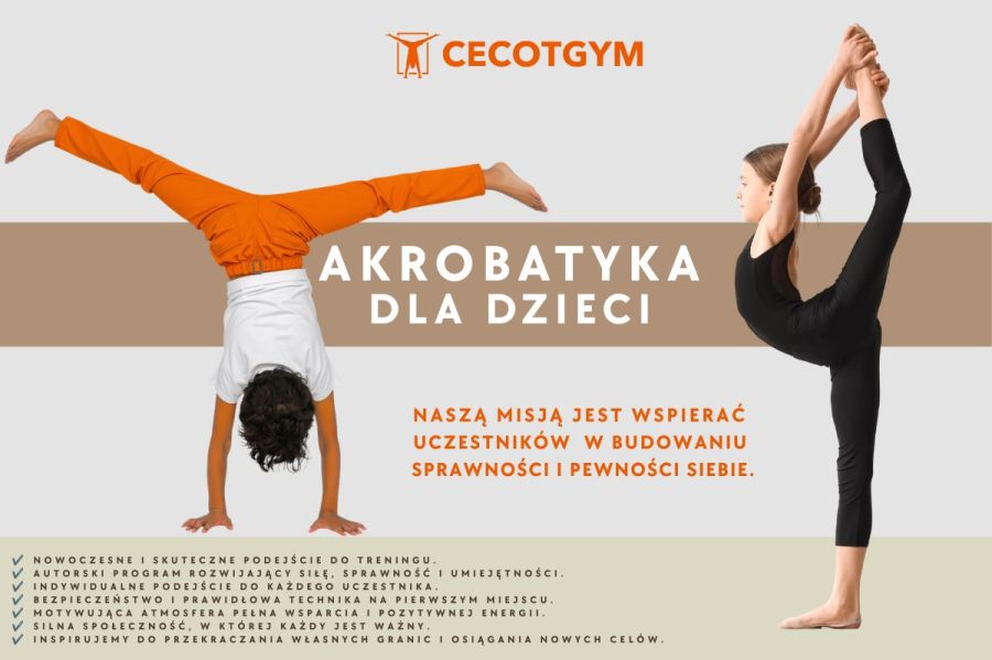 Akrobatyka dla dzieci i młodzieży