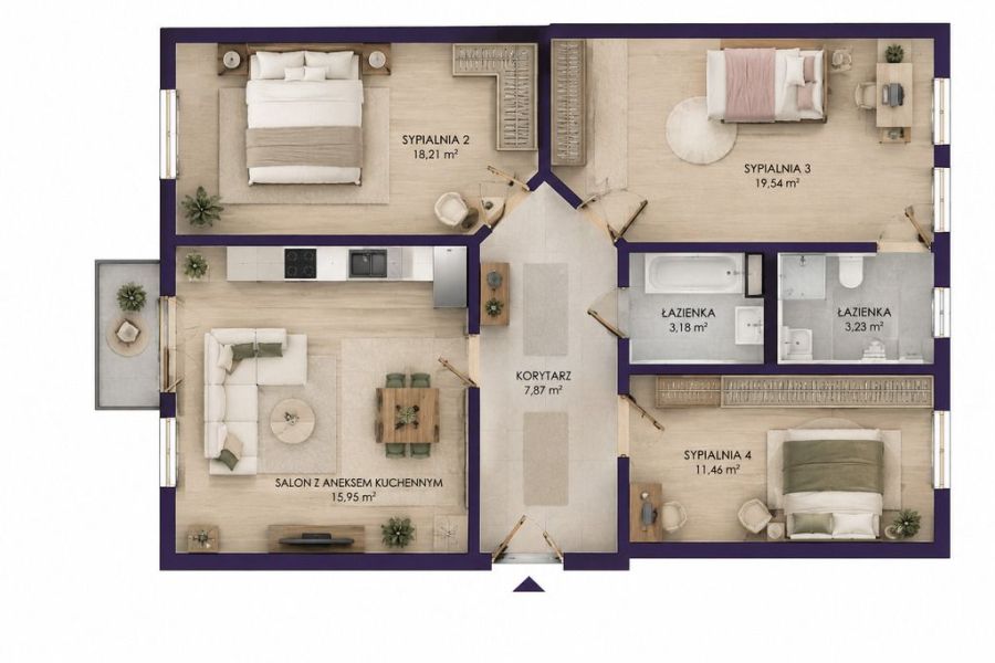 monte cassino | wysokie 3,5M | odnowiona kamienica: zdjecie 99476708