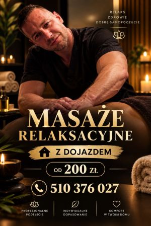 Masaż relaksacyjny z dojazdem: zdjecie 66541427