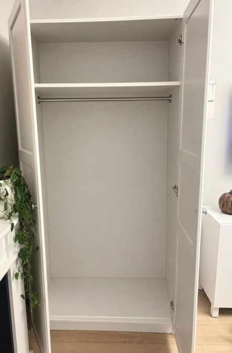 szafa ikea dwudrzwiowa biała: zdjecie 99480558