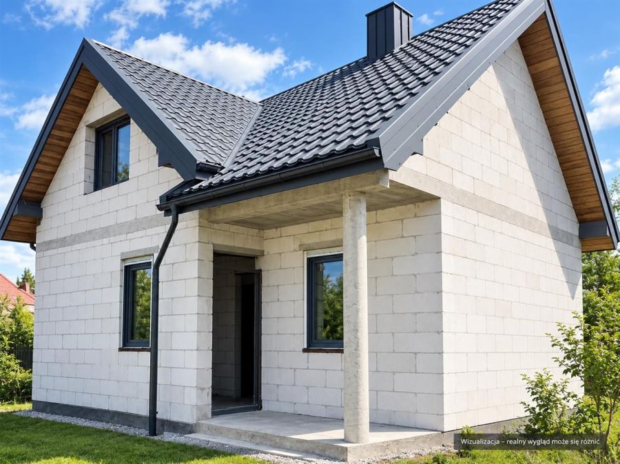 Dom na dużej działce 924 m2, blisko las – Kębłowo,