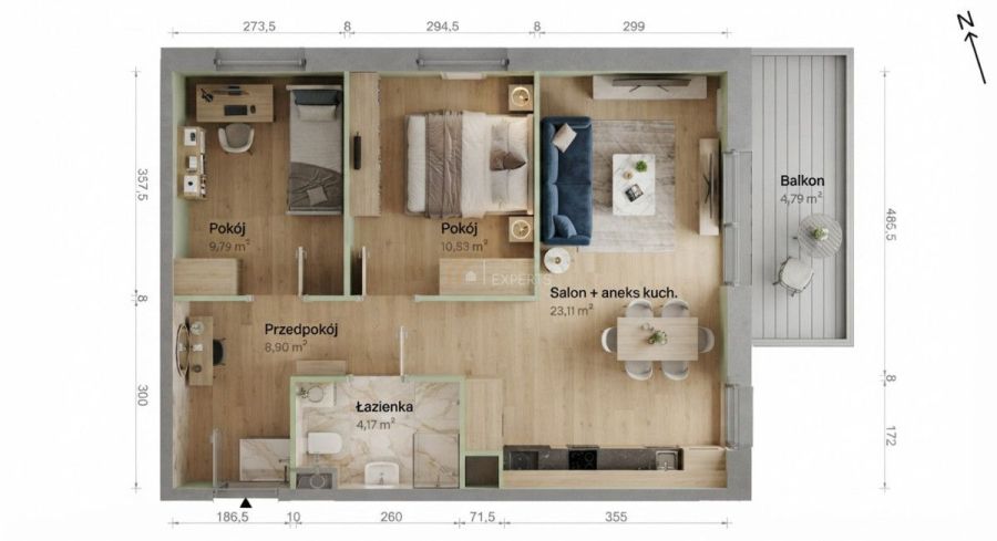 Gotowe 3 pokoje | komórka | Miejsce w hali garaż.: zdjecie 99583755