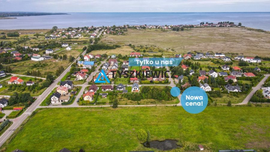REWA Działka narożna z widokiem na Zatokę Pucką.