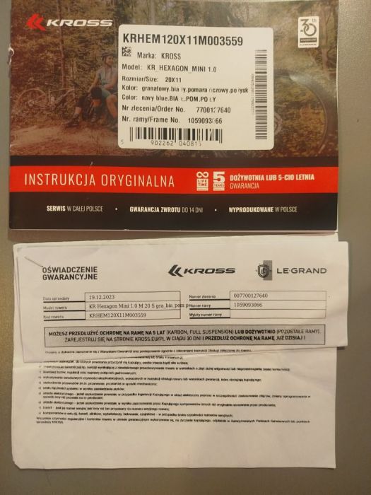 Rower chłopięcy Kross Hexagon Mini 1.0 koła 20 cal: zdjecie 99486961