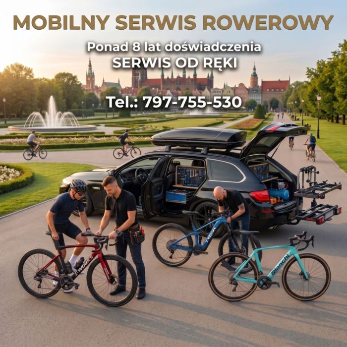 Mobilny Serwis Rowerowy Gdańsk i okolice. Szybko, Tanio i Dobrze!: zdjecie 99487544