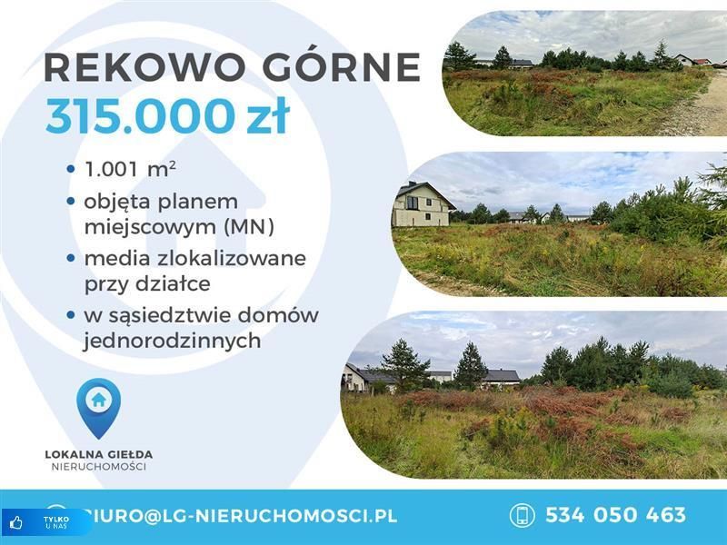 Działka - Rekowo Górne