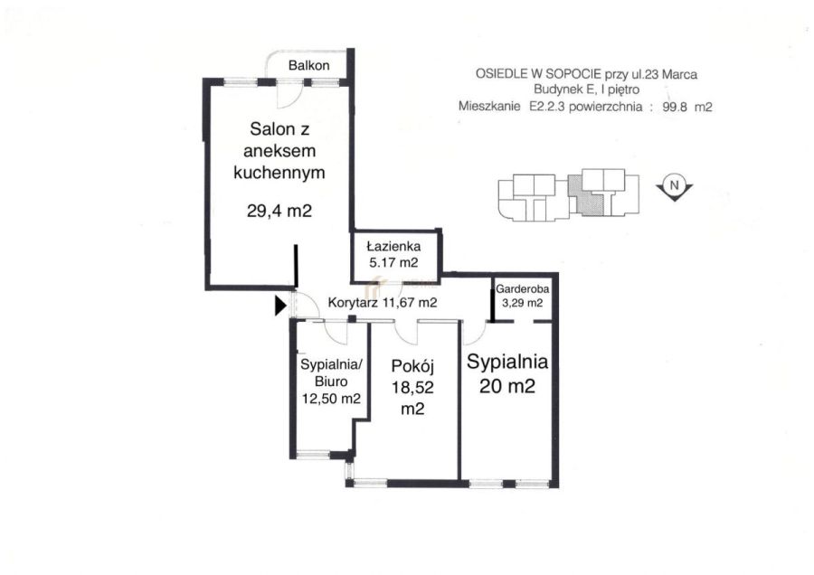 Przestronne mieszkanie rodzinne w Sopocie | 100 m&sup2;: zdjecie 99575585