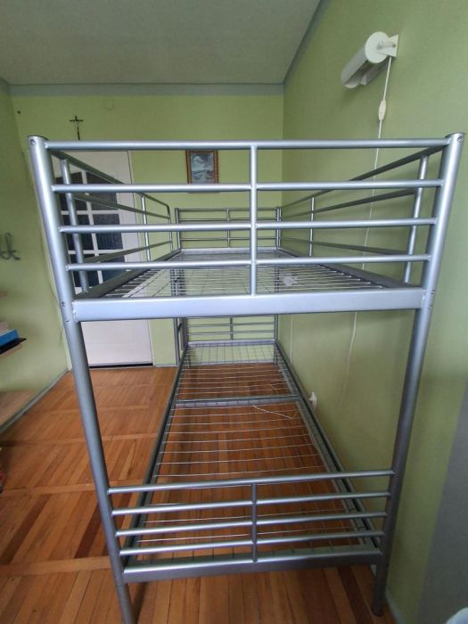 Łóżko piętrowe metalowe z Ikea Svarta: zdjecie 99494414