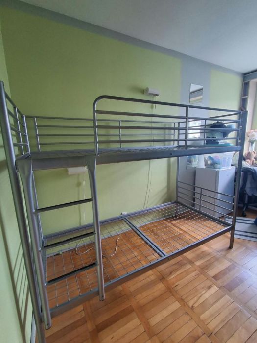 Łóżko piętrowe metalowe z Ikea Svarta: zdjecie 99494415