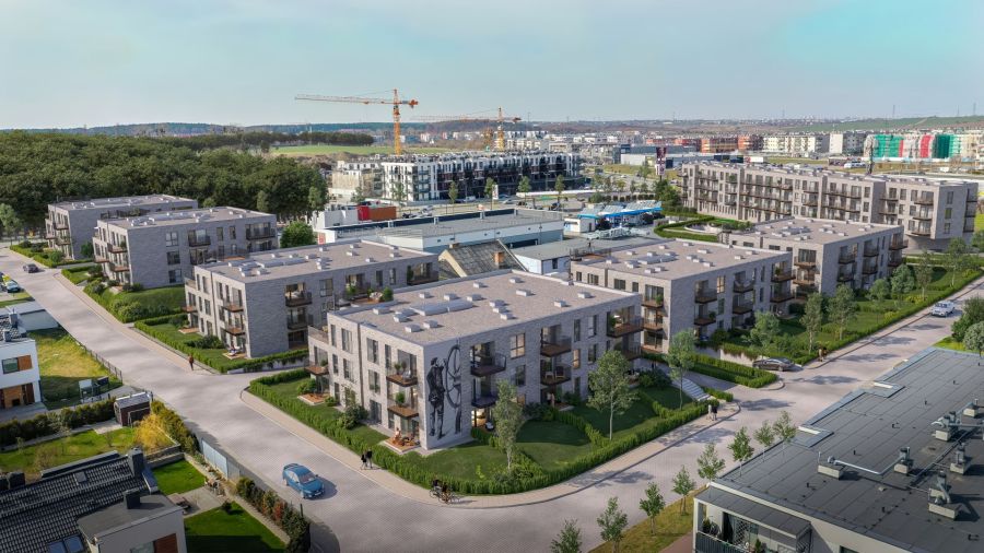 2-pokojowe mieszkanie 50,37 m² | Parter | Południowa ekspozycja