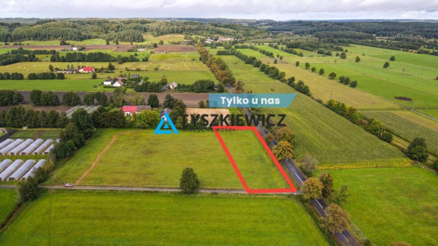 Działka przy głównej drodze - WZ NA 2 DOMY