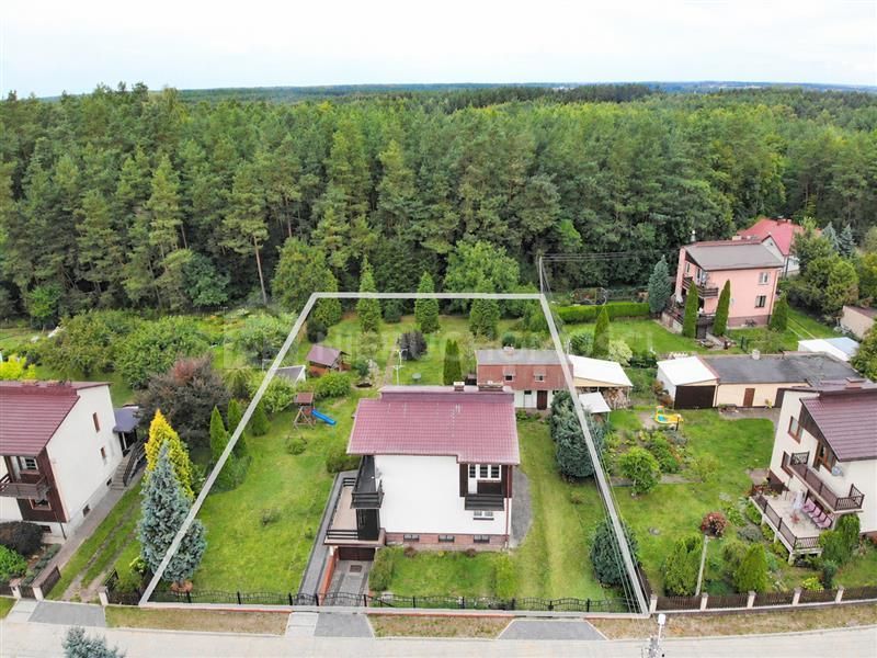 Skórcz ul. Myśliwska - dom przy granicy z lasem: zdjecie 99506235