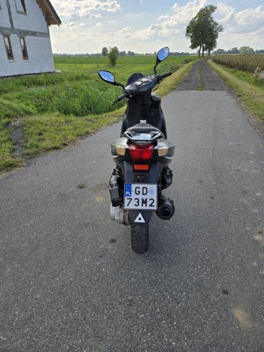 Skuter 125cm rok 2008 yiying przebieg 4300km techn: zdjecie 99512714