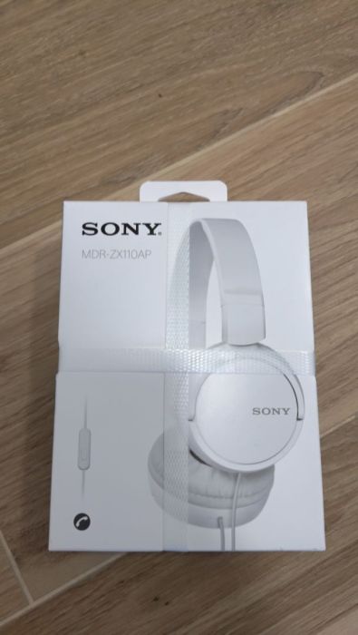 Słuchawki Sony White: zdjecie 99513359