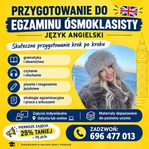 egzamin 8-klasisty z języka angielskiego! (co 5 zajęcia 10% taniej!): zdjecie 66548697
