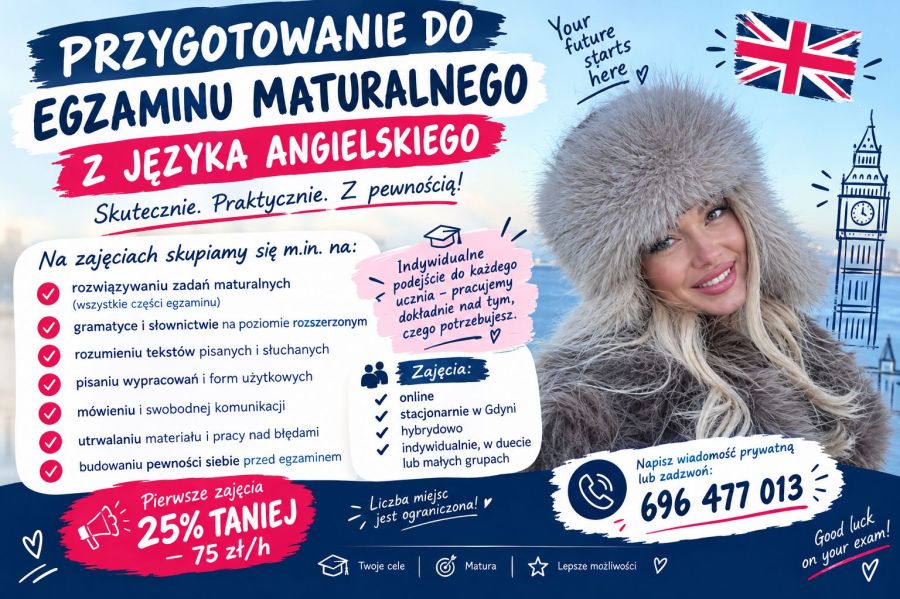 egzamin maturalny z języka angielskiego! (co 5 zajęcia 10% taniej!): zdjecie 99517803
