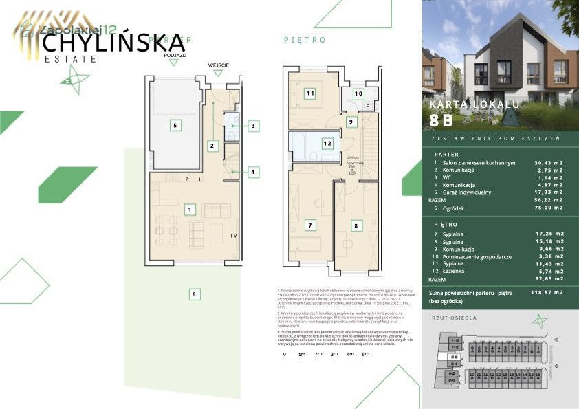 Bliźniak z ogrodem i garażem.Nowa inwestycja.Rumia: zdjecie 99518562